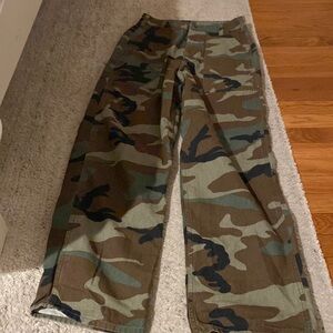 Top shop cargo pants